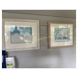 4 Prints on wall