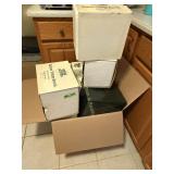 Large box of Misc. EMPTY Dept. 56 boxes