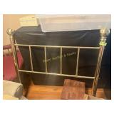 Brass Twin size bed w/ mattress and boxsprings