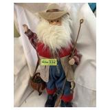 Fishing Santa approx 2 foot tall