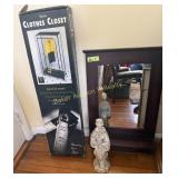 Clothes Closet, Mirror, Figurine