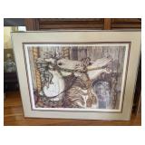 "3 Clowns" B. Furguson framed print