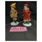 Vintage Miniture German  all bisque dolls 1907