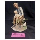 Vintage Italian porcelain figurine by Giuseppe