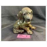 Vintage Rosenthal porcelain Dachshund puppy