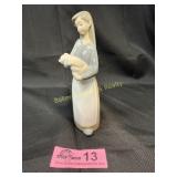 Vintage (Retired) Lladro "Girl with Pig"