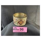 Very substantial 1.75" tall hinged egyptian style
