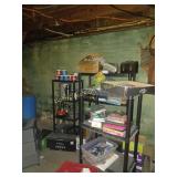 Corner of Basement - Shelfs & contents
