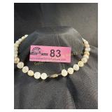 Baroque Freshwater Pearl necklace, Gold clasp