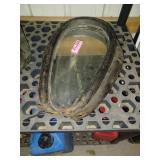 Vintage Horse collar mirror