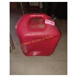 Red 5 gallon gas can