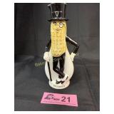 7" tall Vintage Mr. Peanut  Porcelain, unmarked