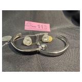 Lot of fashion jewelry silver-tone pendant and