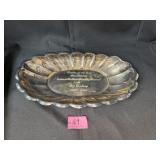 Reed & Barton Scalloped silverplate tray