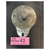 Southern Indiana Auto Club license plate topper