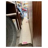 Rolled area rug, unknown size