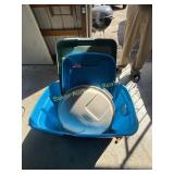 1 tote 2 misc. lids