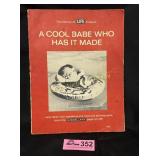 Vintage LIFE Magazine A Cool Babe who has it Made