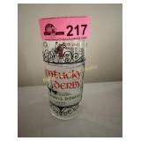 1973 Kentucky Derby glass