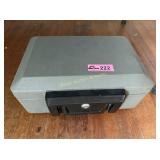 Fireproof safe box - no key or combo