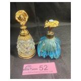Lot of 2 vintage perfume bottles