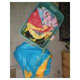 Tote of unknown inflatable items... possibly pool