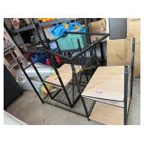 Partially assembled furniture, possible computer