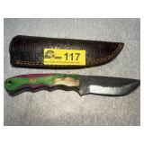 Custom File Knife with Multi-Colored Handle