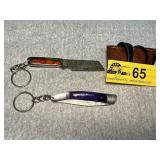 Set of Two Keychain Pocket Knives