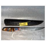 Damascus Steel Fixed Blade Knife