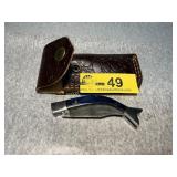 Blue Handle Fish-Shaped Folding Pocket Knife