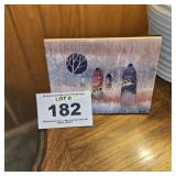 PAINTED TILE SIGNED ROREX