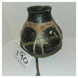 UNIQUE VASE W/IRON STAND