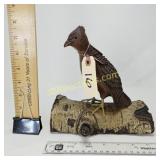 WALNUT STYLIZED RUFFED GROUSE
