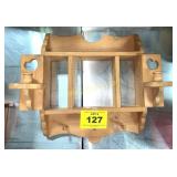 WOOD WHATNOT SHELF