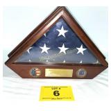 PRESENTATION DISPLAY AMERICAN FLAG