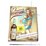 DEEP EDDY SWEET TEA VODKA METAL SIGN