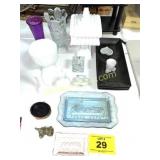 ASSORTED GLASSWARE PIECES