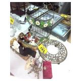 CHRISTMAS DECOR, PLANT STAND, MISC.