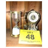 CLOCK & HOURGLASS