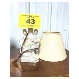 ANTIQUE COLONIAL LAMP - RED LETTER JAPAN