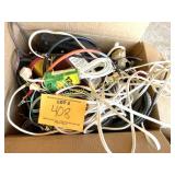 BOX OF POWER CORDS