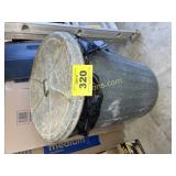 GLAVANIZED TRASH CAN