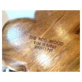 POD WOOD MADE IN HAWAII SNACK BOWLS