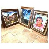 THREE ORIGINAL OIL PAINTINGS