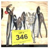 ASST PLIERS, CHANNEL LOCK, VISE GRIP