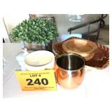 CUPS, WOOD BOWLS, ETC