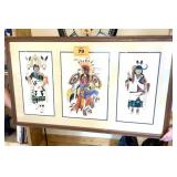ORIGINAL NATIVE AMERICAN WATER COLOR ART