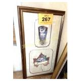 DEER AND CABIN PAINTING