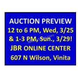 COME VIEW ITEMS IN PERSON!